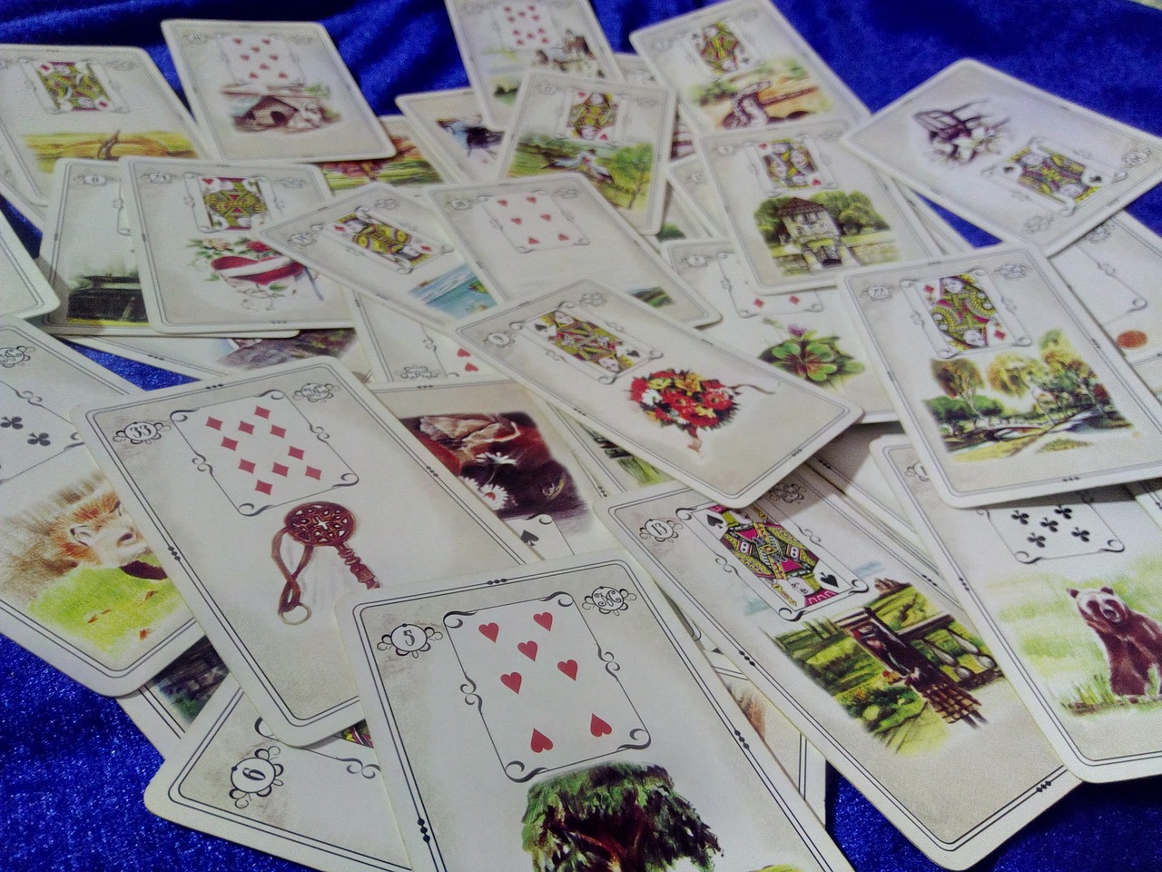 Cartas do baralho cigano Lenormand